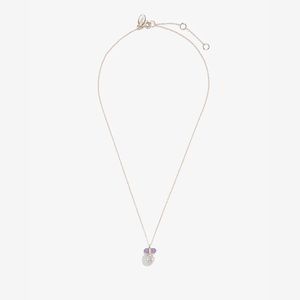 Express Cubic Zirconia Stone Pendant Necklace